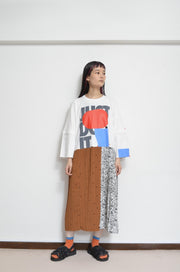 PLEATED TEE OP(PRINT) _ Mi*00 / A